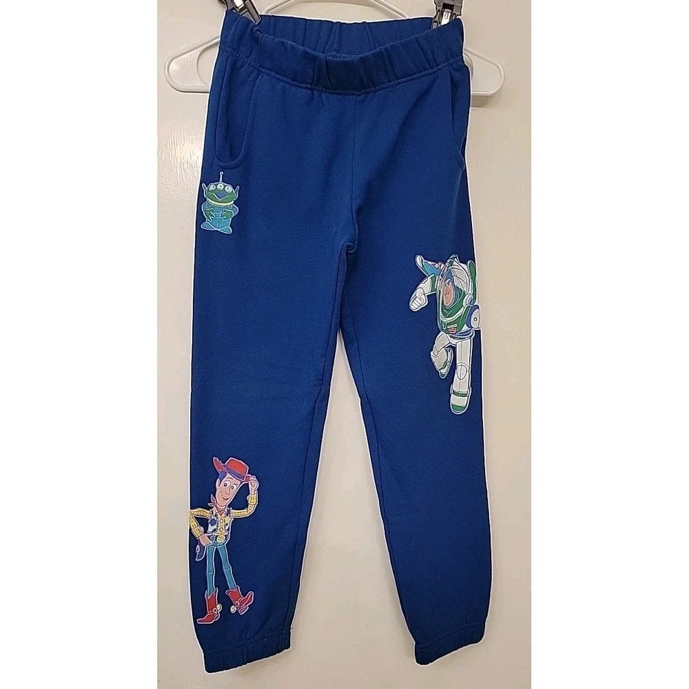 Disney Store Pixar Toy Story Kids Sweatshirt & Shirt Set In M & Pants Size 7/8 - Picture 9 of 13